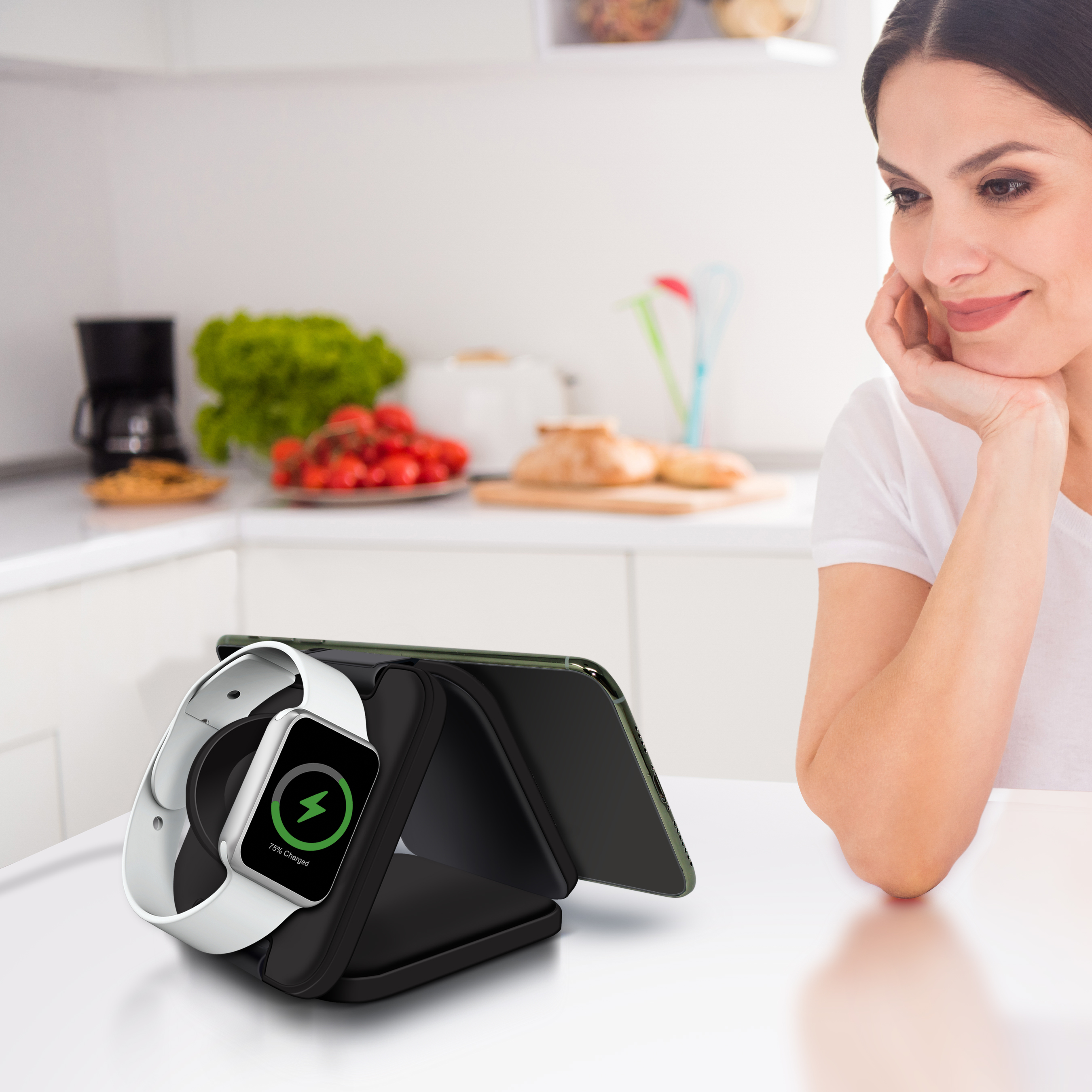 Trinity 3 in 1 Wireless Charging Station for iPhone AirPods & iWatch Header Image